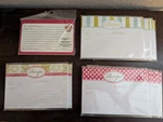 Studio Mlt Kitchen Recipe Cards Multicolor Paper Writable Set. Fixed Price $8.00.