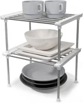 Carrotez Stackable Kitchen Cabinet Organizer Shelf Set Of 2 - Counter, Pantry. Fixed Price $47.45.