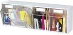 Deflecto Interlocking Multi Storage Organizer Tilt Bin, White. Fixed Price $72.19.