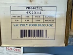 Inteplast Group Get Reddi Food & Poly Bag 4X2X12 1-QUART 0.68 Mil Clear. Fixed Price $16.99.
