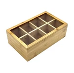 & Natural Bamboo Spice Packets Condiments 8-COMPARTMENTS,. Fixed Price $18.98.