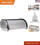 Large Capacity 900 Cubic Inch Stainless Steel Bread Holder - Dishwasher Safe. Fixed Price $56.35.