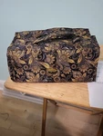 Joy Mangano Better Beauty Case Roll Up Cosmetic Black & Gold Flora Organizer. Fixed Price $14.50.