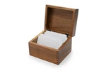 Ironwood Gourmet Acacia Recipe Box With Divider Tabs, 2 Compartment, Sin.... Fixed Price $53.95.