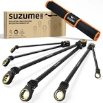 Extra Long Flex Head Ratcheting Wrench Set 6PCS (8-19MM) Double Box End Metric. Fixed Price $55.88.