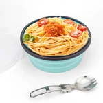 Ccyanzi 1200ML Collapsible Camping Bowl Silicone Food Storage Container With .... Fixed Price $23.99.