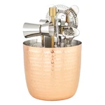 Old Dutch Aura Hammered Copper Bar Tools Set, Stainless Steel, 5.7. Fixed Price $24.60.