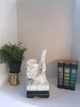 Polyresin White & Black "thumbs Up" 'marbled' Painted Sculpture; Fun Accent!. Fixed Price $18.97.