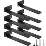 Heavy Duty Floating Shelf Brackets 8-INCH 1/5'' Thick Hidden Shelves Hardware.... Fixed Price $52.19.