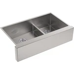 Kohler Strive 35-1/2" Self-trimming Farmhouse Undermount Kitchen Sink, Smart Di. Fixed Price $700.00.