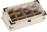 Box,wood Organizer And STORAGE,12 Compartments Teas Bag Holder. Fixed Price $26.54.