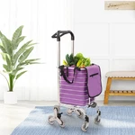 Folding Shopping Grocery Trolley Laundry Stair Climbing Handcart 6/8 Wheels. Fixed Price $60.24.