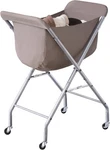Laundry Cart With Wheels, 32 Easy Rolling Hamper Removable Liner. Fixed Price $41.02.