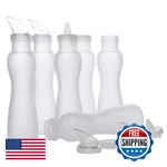 Get G.e.t. SDB-32-PC-6 Oz. Clear Salad Dressing Bottles 24 Lids. Fixed Price $118.03.