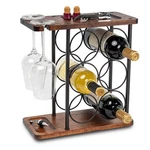Sasido Wine Racks Countertop, Holder Glasses Rack, Wooden Stand.... Fixed Price $45.89.