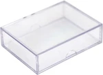 10 Clear Hard Plastic Boxes With Lids, Playing Card Storage Trading. Fixed Price $30.81.