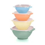 New! Tupperware Vintage Servalier Bowls One Touch Set Of 4 W/ Lids. Fixed Price $47.00.