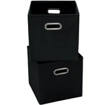 11 Inch Foldable Storage Bins ,black Fabric Cubes Organizer Baskets With Hand.... Fixed Price $22.27.