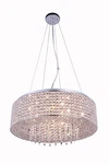 Elegant Lighting Amelie 10 Chrome Pendant Clear Royal Cut Crystal - All. Fixed Price $160.00.