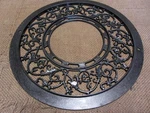 Vintage Cast Iron Register Grate Antique Old Vent Furnace Hardware 11231. Fixed Price $120.00.