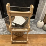 Rev-a-shelf 18" Kitchen Cabinet Door Mounted 3-SHELF Storage Spice Rack, 4SR-18. Fixed Price $35.99.