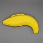 Tupperware #6167A&6168A Forget Me Not Banana Hinged Fruit Keeper Yellow 10". Fixed Price $6.49.