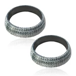 2PCS Id 65MM Car Exhaust Gasket, High Grade Graphite Flange Mu.... Fixed Price $15.38.