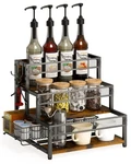 Loteyike 3 Tier Coffee Syrup Rack Organizer, 12 Water Bottles Holder Stand Li.... Fixed Price $41.17.