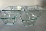 Pyrex 8704 & 8701 Glass Baking Dish. Made The Usa. Lot Of. Fixed Price $24.99.