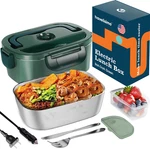 Travelisimo Electric Lunch Box For Adults 80W, Fast Portable Heated 12. Fixed Price $38.01.