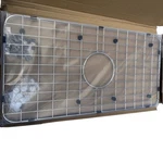 Cipotal 25.1" X 12.5" Rear Drain Kitchen Sink Bottom Grid 304 Stainless Steel. Fixed Price $19.99.