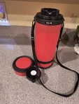 Vintage Aladdin Thermos Insulated Red Water Bottle Cup With Adjustable Strap. Fixed Price $7.90.