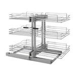 Rev-a-shelf 5PSP3-18SC Tier Blind Corner Organizer W/ Soft-close, Chrome. Fixed Price $898.99.