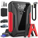 Jump Starter With Air COMPRESSOR,4000A Portable Car Battery (10L.... Fixed Price $70.46.