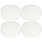 Corningware F-12-PC 1.5QT Oval French White Plastic Lid 4PK For Baking Dish. Fixed Price $22.99.