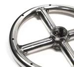FR6: Lifetime Warranted 6" Marine Grade 316 Stainless Gas Single Fire Pit Burner. Fixed Price $60.00.