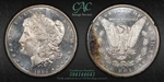 1884-CC Cac MS62 Pl Gsa Morgan Dollar Slight Rainbow Rim Toned Box & Coa. Fixed Price $550.00.
