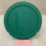 Pyrex 322-PC Green 1QT Round Plastic Lid Cover For Mixing Bowl. Fixed Price $8.50.