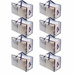 Storage Bag Oversized Organizer With Zippers Moving Travel Clear Set Of 8 Veno. Fixed Price $52.17.