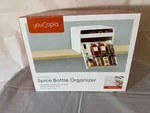 Youcopia Spicestack Organizer For 24 Full Size Bottles - White. Fixed Price $55.88.