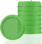Picowe Plastic Sprouting Lids, Jar Strainer Lid, 8 X Green. Fixed Price $18.69.