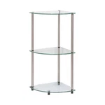 Convenience Concepts DESIGNS2GO Classic Glass 3-TIER Corner Shelf 13.75" Mo.... Fixed Price $86.65.