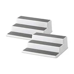 Copco Grey Non-skid 3-TIER Spice Rack Organizer For Pantry, 2-PACK, 10-INCH. Fixed Price $26.13.