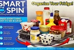 Smart Rotating Refrigerator & Medicine Organizer Spinner. Fixed Price $6.79.
