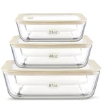 Urban Green Glass Food Container Set With Silicone Lid, 3 Pack, Airtigh.... Fixed Price $63.55.