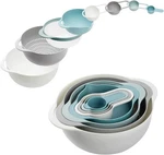 Plastic Mixing - Multicolored Set Of 8, Nest For Easy Storage,. Fixed Price $24.99.