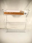 Closetmaid Steel 18" Wall Storage 3 Tier Pantry Organizer Rack Mod 8022. Fixed Price $24.99.