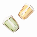 Luiruey Fruit Salad Storage Cup With Lids And Fork, 20 Oz Yellow+green. Fixed Price $24.18.
