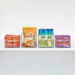 Idesign Linus Clear Plastic Fridge And Pantry Kitchen Organizers - Set Of 4. Fixed Price $37.99.