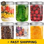 Miuyhji 16 Oz Wide Mouth Mason Jars Pack With Metal Lids. Fixed Price $44.99.